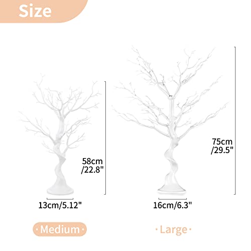 Artificial White Tree Branch for Christmas