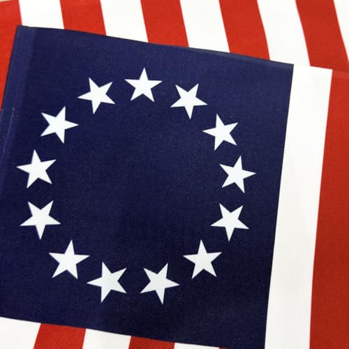 Betsy Ross Flag Garden Flags 12x18 Inch Double Side 250 Anniversary 13 Star USA Yard Flag Colonies for Outside Patriotic