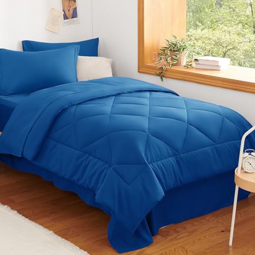Twin XL Comforter Set Classic Blue