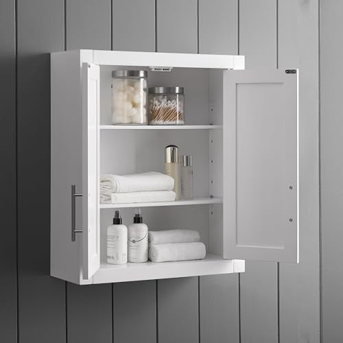 Savannah Wall Mounted Bathroom Storage Medicine Cabinet with Shelves