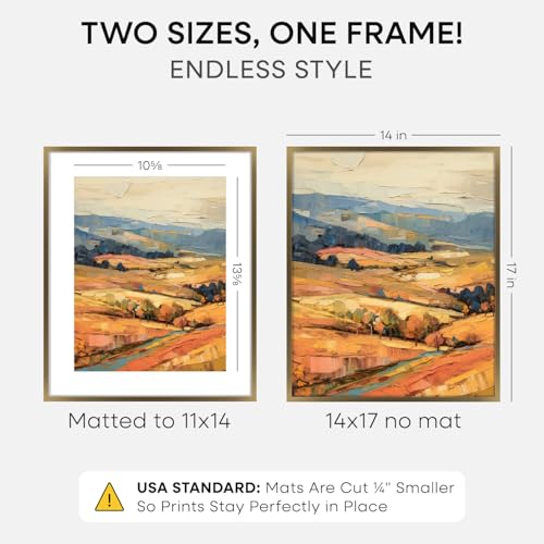 14x17 Bronze Picture Frame (2 Count)