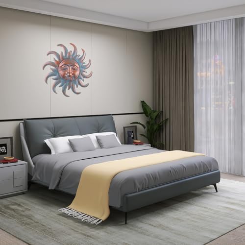 Sun Metal Wall Art Outdoor Decor