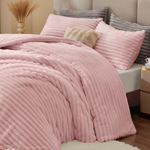 Fleece Oversized Queen Comforter Set