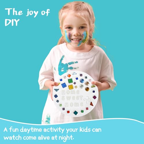 3 Set 13 in 11 in 10 in Stepping Cement Stones Kit for Kid DIY Craft (5 Count)