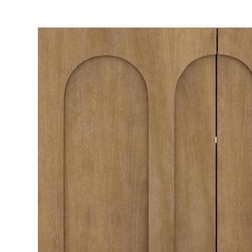 Jett Mid Century Modern Wood Credenza Storage Cabinet (2 Count)