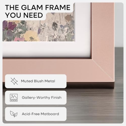 4x6 Rose Picture Frame (2 Count)
