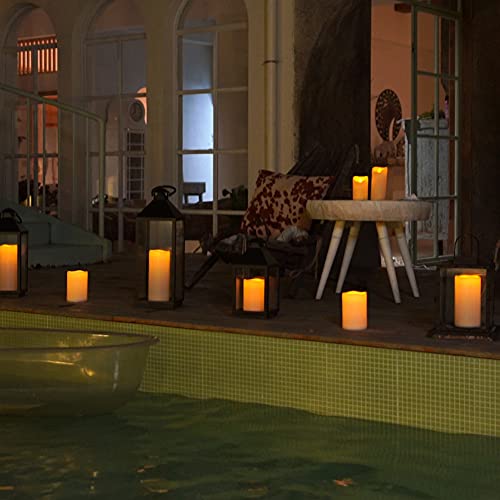 4" x 6" Large Waterproof Outdoor Flameless Candles (2 Count)