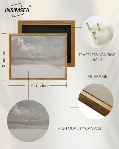 Framed Canvas Wall Art Vintage Decor