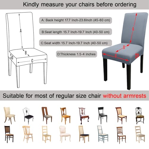 Dining Chair Covers Set of 6