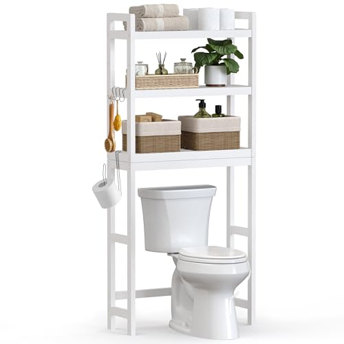 3 Tier Bamboo Over The Toilet Storage