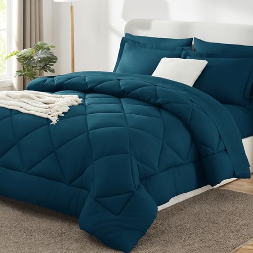King Size Comforter Set Lyons Blue