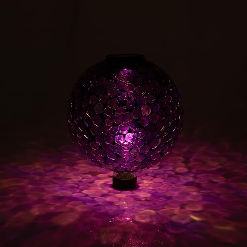 Sunnydaze Solar Gazing Ball for Garden