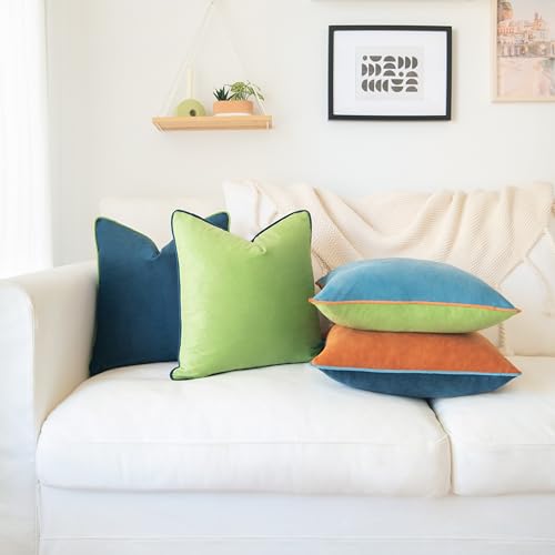 Decorative Throw Pillow Covers Cushion Cases (4 Count)
