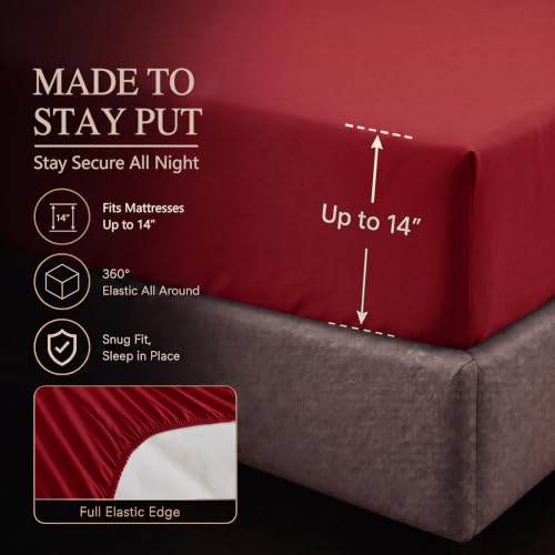 Full Size Comforter Sets Dark Red