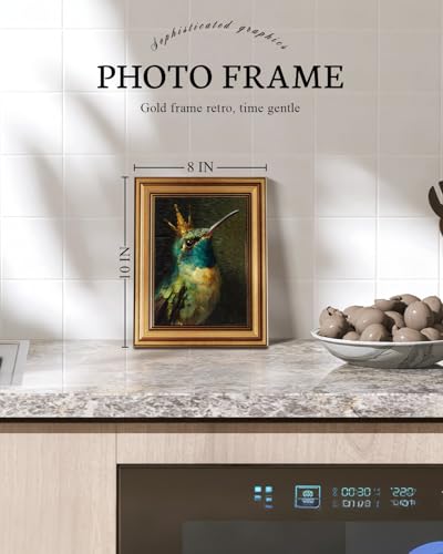Vintage Gold Framed Wall Art for Living Room
