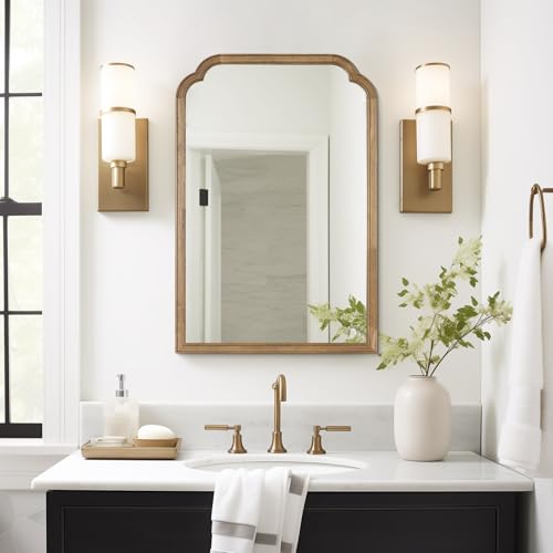 Wood Bathroom Mirrors for Wall Mounted