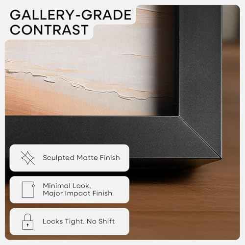 8x24 Black Panoramic Picture Frame (2 Count)