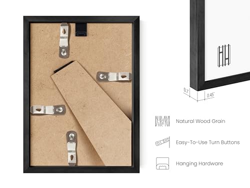 5x7 Black Metal Picture Frame