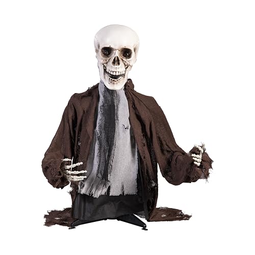 Evergreen Animated Groundbreaker Zombie for Halloween Outdoor Decoration (Groundbreaker Zombie, Set of 1)
