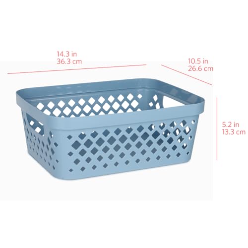 Plastic Storage Basket Set (6 Count)