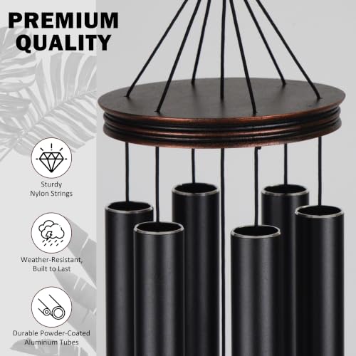 Large Wind Chimes for Outside Deep Tone