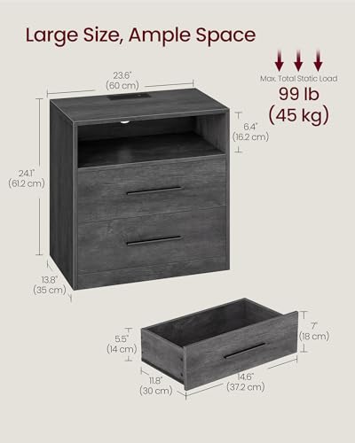 23.6‑Inch Wide Nightstands (2 Count)