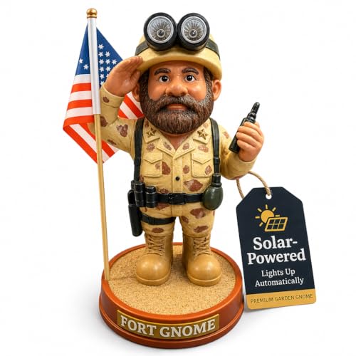 Military Garden Gnome