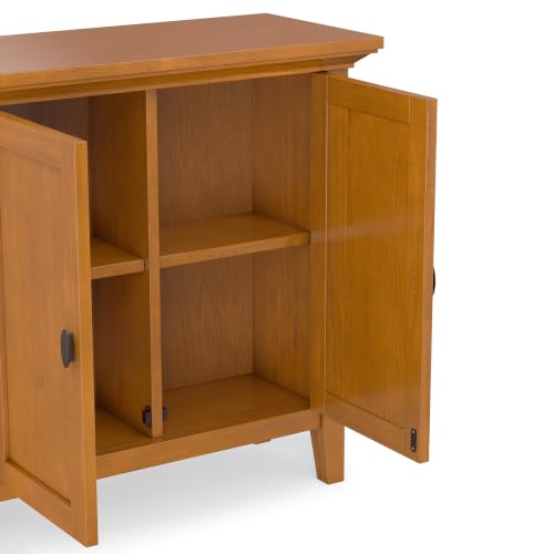 Redmond 32" Solid Wood Cabinet in Light Golden Brown