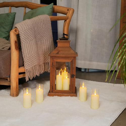 Ivory Flameless LED Pillar Candles (9 Count)