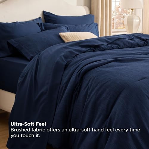 King Size Comforter Set Navy