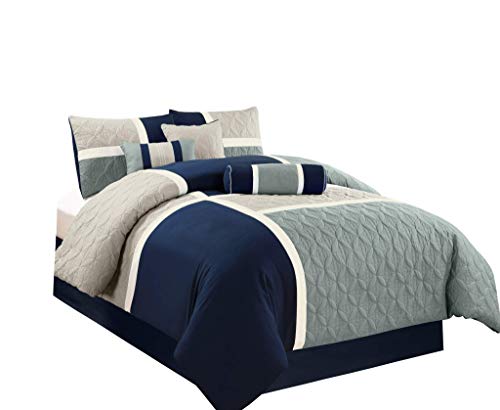 Upland 7 Piece Quilted Patchwork Comforter Set
