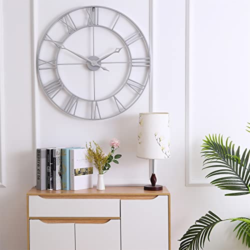 Large 30 Inch Wall Clock for Living Room Decor