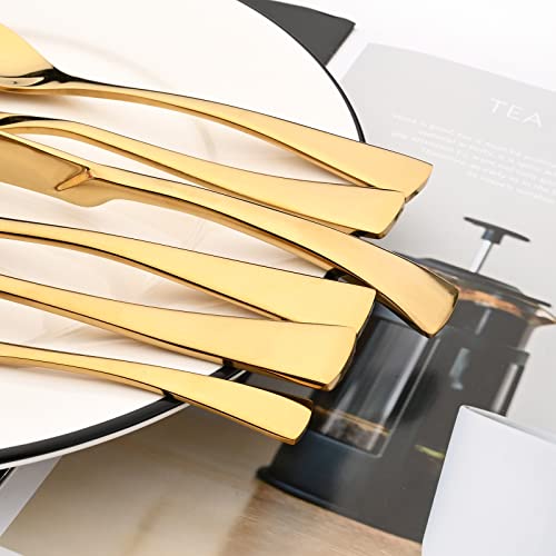 24 Piece Gold Flatware (12.75 Count)