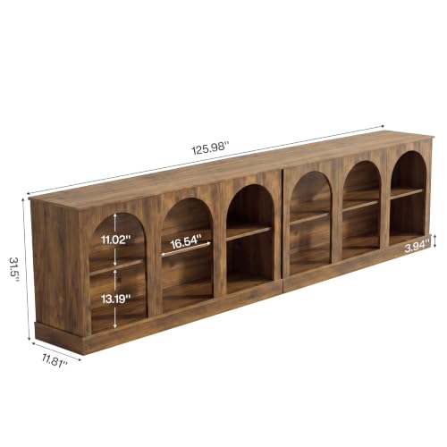 10.5FT Extra Long Arched Console Table Set of 2 (2 Count)