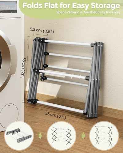 3 Tier Foldable Clothes Drying Rack