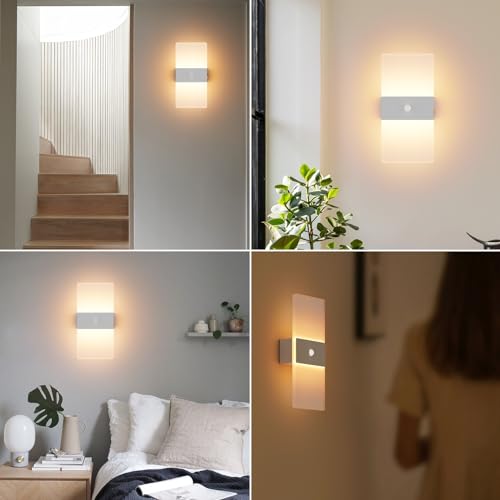 2 Pack Motion Sensor Wall Lights (2 Count)