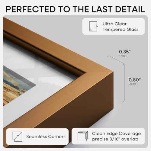 8x10 Bronze Picture Frame (4 Count)