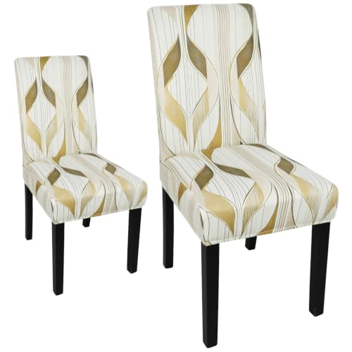 Pattern Chair Covers for Dining Room Set of 2