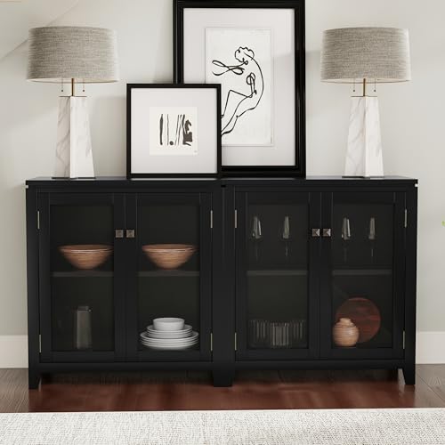 Cosmopolitan 30" Wide Storage Cabinet in Black