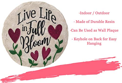 Garden Décor Life in Full Bloom Stepping Stone