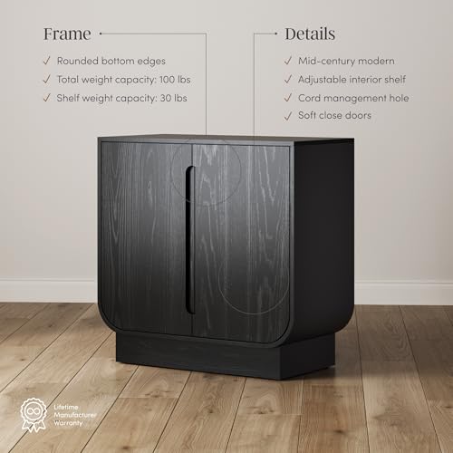 Joey Mid Century Modern Storage Cabinet