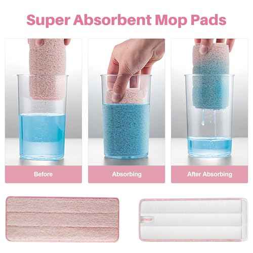 Flat Mop Pads (4 Count)