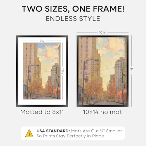 10x14 Black Picture Frame (3 Count)