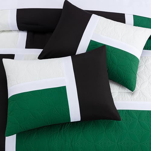 Upland 7 Piece Quilted Patchwork Comforter Set
