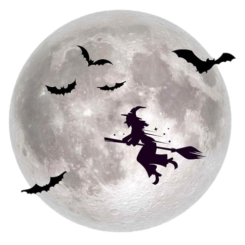 16" x 16" Halloween Large Full Moon Window Cling