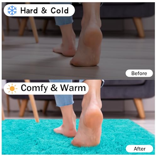Soft Fluffy Rug for Living Room Bedroom