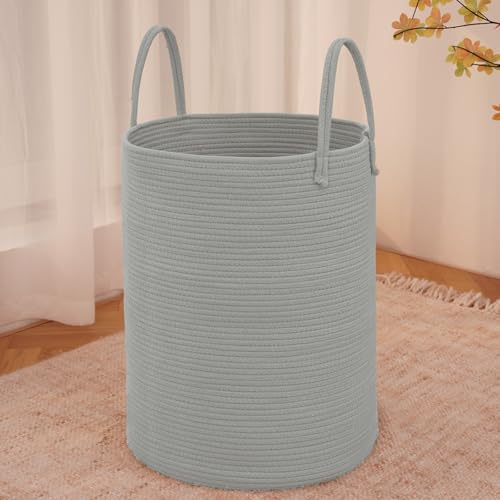 80L Cotton Rope Laundry Basket Hamper