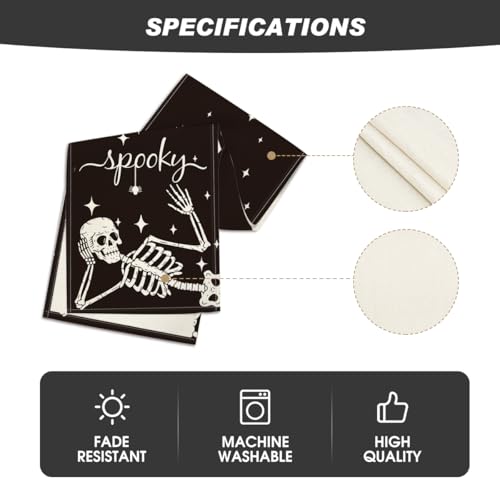 210 GSM Halloween Table Runner Home Party Decor 13x60 Inch (5.42 Sq Ft)