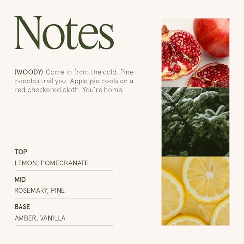 Pomegranate & Pine Scented Candles for Home (8.1 Ounce)