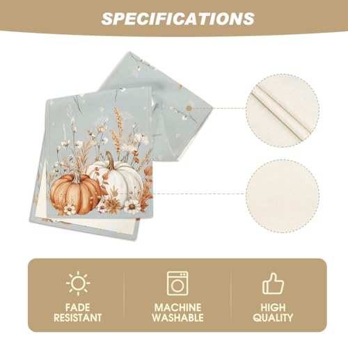 210 GSM Fall Table Runner Home Party Decor 13x72 Inch